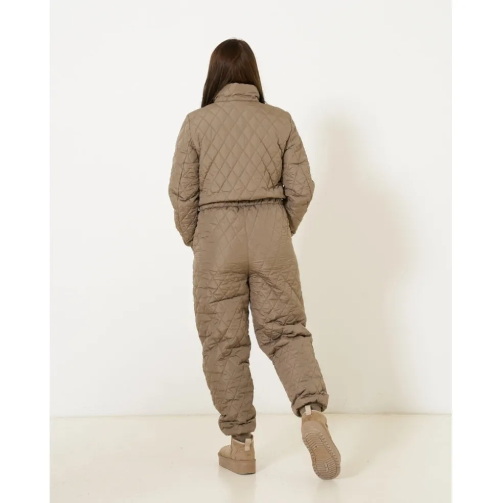 ONLY dame jumpsuit ONLPALMA - Walnut