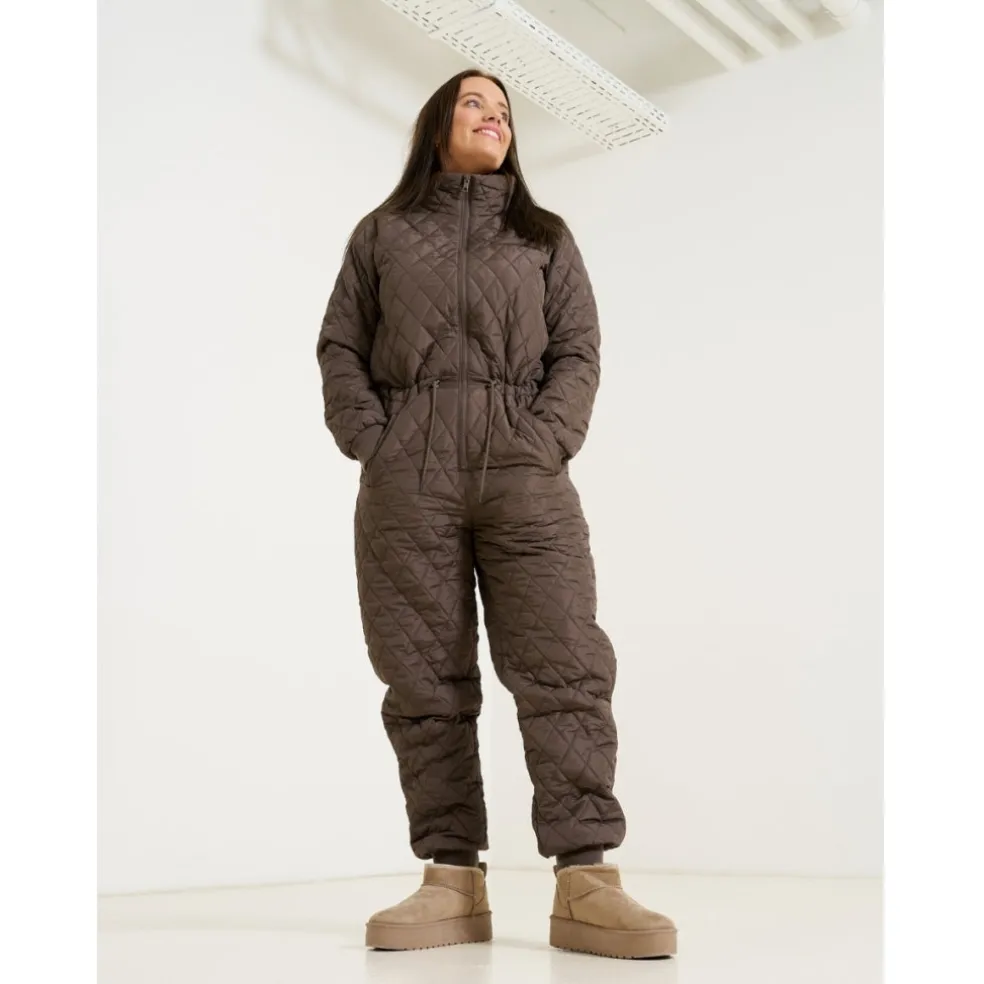 ONLY dame jumpsuit ONLPALMA - Chocolate Brown