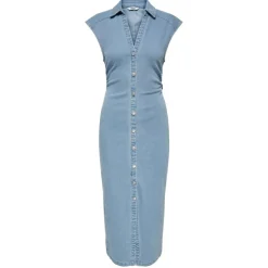 ONLY DAME KJOLE ONLBABE - Light Blue Denim