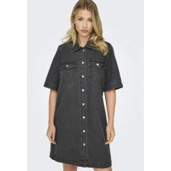 ONLY dame kjole ONLBELLE - Washed Black