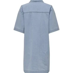 ONLY dame kjole ONLBELLE - Light Blue Denim