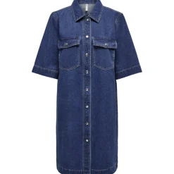 ONLY dame kjole ONLBELLE - Dark Blue Denim