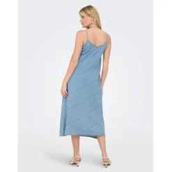 ONLY DAME KJOLE ONLDIA - Light Blue Denim