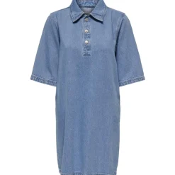 ONLY dame kjole ONLGRY - Light Blue Denim