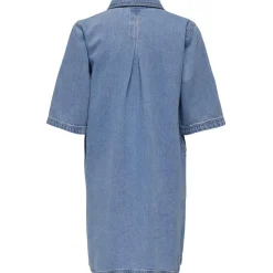 ONLY dame kjole ONLGRY - Light Blue Denim