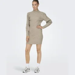 ONLY dame kjole ONLKATIA - Mocha Meringue W. MELANGE