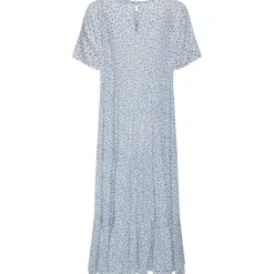 ONLY dame kjole ONLMAYA - Cloud Dancer JOHANNE BLUE DITSY