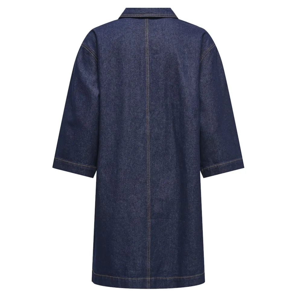 Only dame kjole ONLMILES - Dark Blue Denim