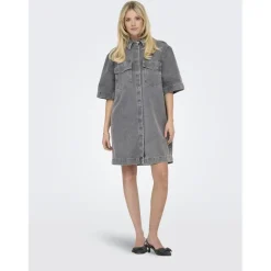 ONLY dame kjole ONLSOPHIE - Medium Grey Denim