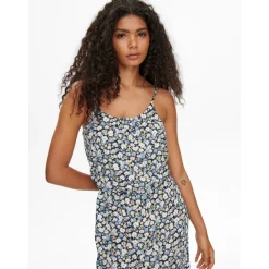 ONLY dame kjole ONLWINNER - Night Sky Flower floor