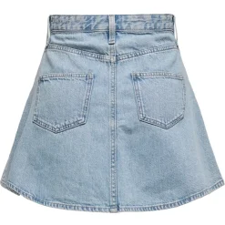 ONLY dame nederdel ONLEDEN - Light Blue Denim