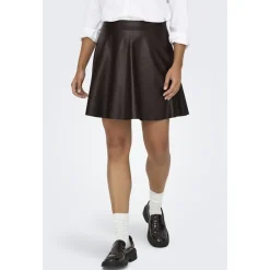 Only dame nederdel ONLLUNA - Black Coffee