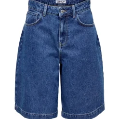 ONLY DAME SHORTS ONLDORSI - Medium blue denim