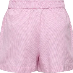 ONLY dame shorts ONLFILUCCA - Fuchsia Pink Checks W BRIGHT WHITE SMALL