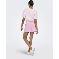 ONLY dame shorts ONLFILUCCA - Fuchsia Pink Checks W BRIGHT WHITE SMALL