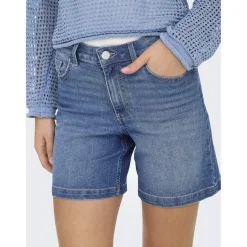 ONLY dame shorts ONLMIA - Light Blue Denim