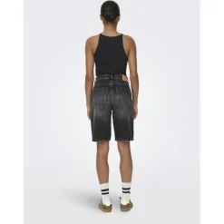 ONLY dame shorts ONLSONNY - Washed Black