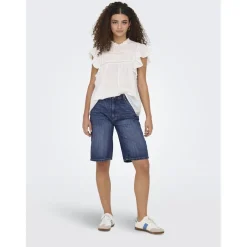 ONLY dame shorts ONLSONNY - Dark Blue Denim