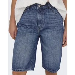 ONLY dame shorts ONLSONNY - Dark Blue Denim
