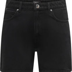 ONLY dame shorts ONLVENUS - Washed Black