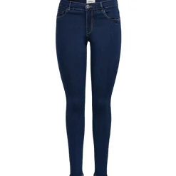 ONLY dame skinny jeans ONLRAIN - Dark Blue Denim