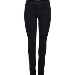 ONLY dame skinny jeans ONLRAIN - Black Denim