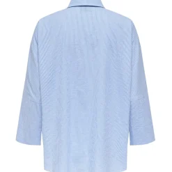 ONLY dame skjorte ONLAUGUSTA - Cloud Dancer BLUE STRIPES