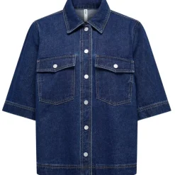 ONLY dame skjorte ONLBELLE - Dark Blue Denim