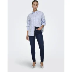 ONLY dame skjorte ONLBENI - Bright White EBB AND FLOW