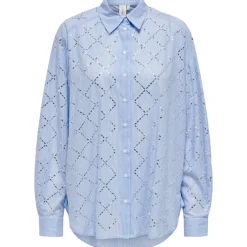 ONLY dame skjorte ONLJULIE - Bright White MEDIUM BLUE