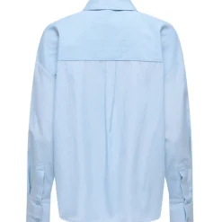 ONLY DAME SKJORTE ONLKIRI - Cloud Dancer Delicate Blue