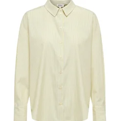 ONLY DAME SKJORTE ONLKIRI - Cloud Dancer Lemon Meringue