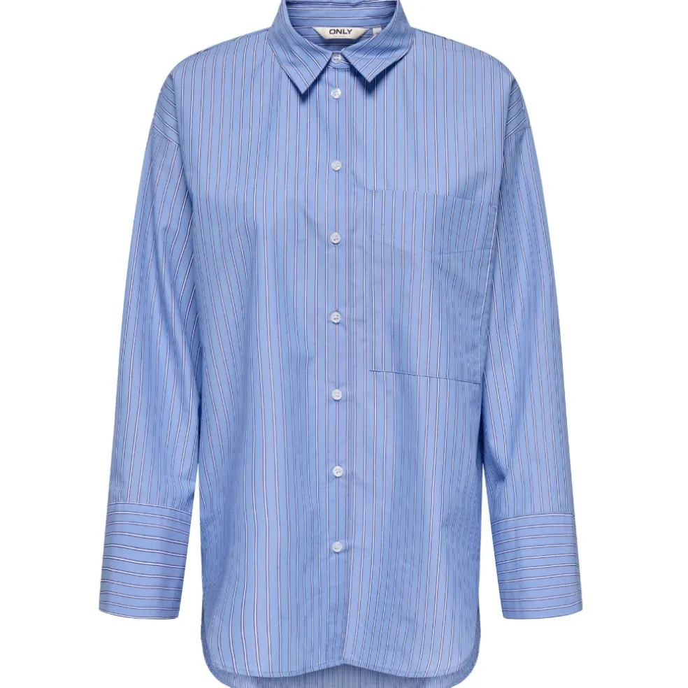 ONLY dame skjorte ONLMAIA - Blue