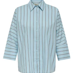 ONLY DAME SKJORTE ONLNANCY - Cashmere Blue Stripes