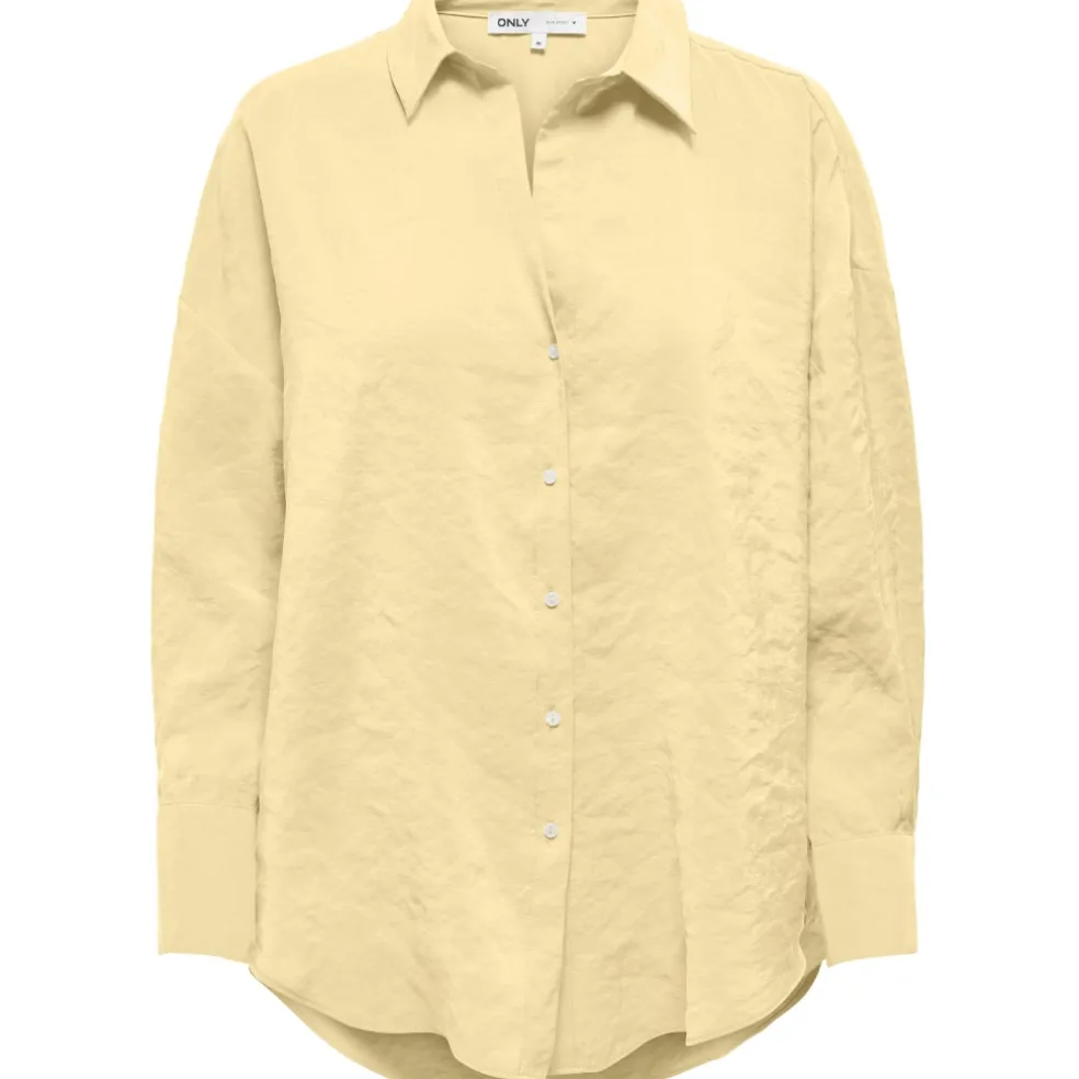 ONLY DAME SKJORTE ONLZAZIMA - Double Cream