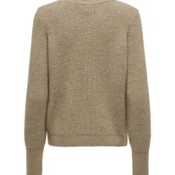 ONLY dame strik ONLCAROLIA - Weathered Teak Melange/White Pearl