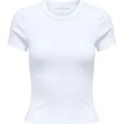 ONLY DAME TOP O-NECK ONLVAL - Bright White