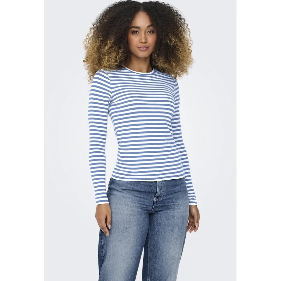 ONLY dame top ONLAIDA - Provence White