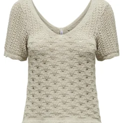 ONLY dame top ONLBECCA - Feather Gray