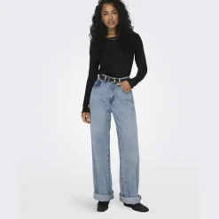 ONLY dame top ONLCARLOTTA - Black