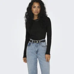 ONLY dame top ONLCARLOTTA - Black