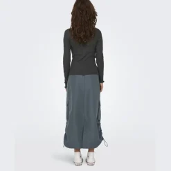 ONLY dame top ONLCARLOTTA - Dark grey melange