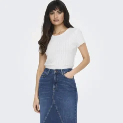 ONLY dame top ONLCARLOTTA - White