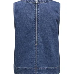 ONLY dame top ONLDORSI - Medium blue denim