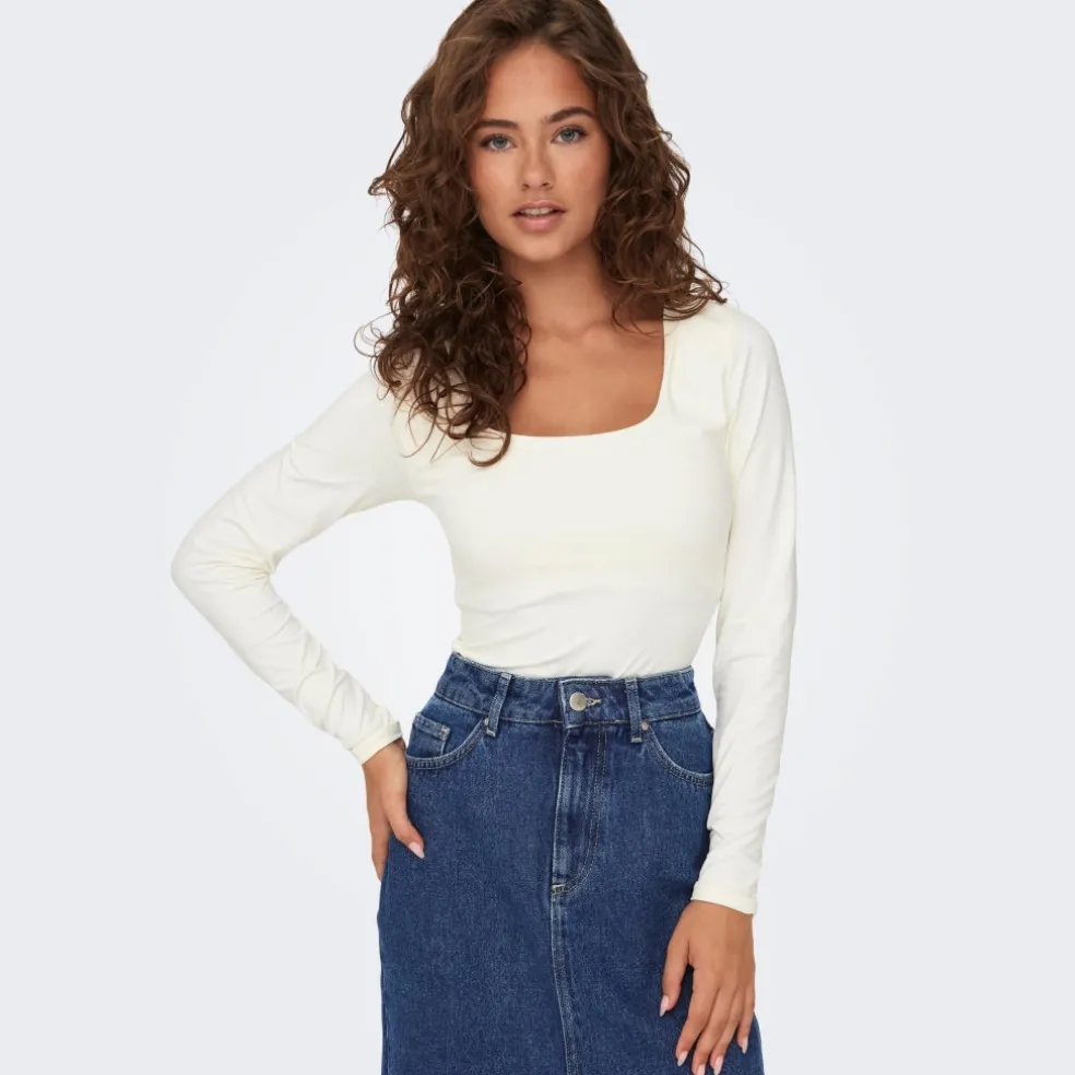 ONLY dame top ONLEA - Cloud Dancer