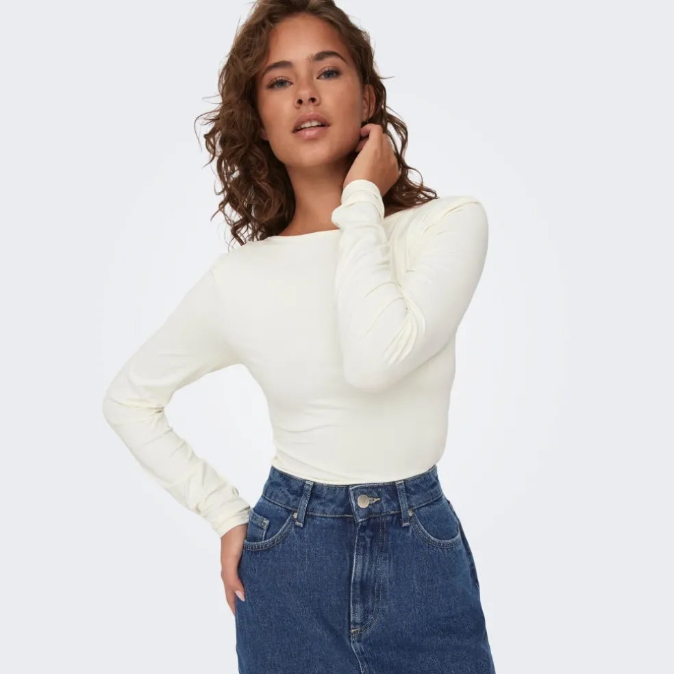 ONLY dame top ONLEA - Cloud Dancer