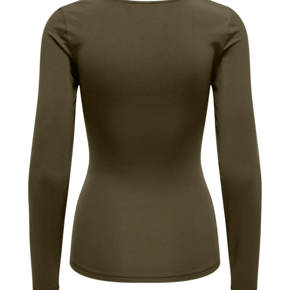 ONLY dame top ONLEA - Dark Olive