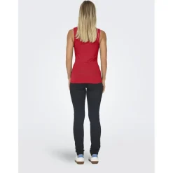 ONLY dame top ONLEA - Racing Red