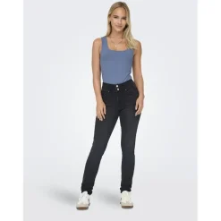 ONLY dame top ONLEA - Vintage Indigo