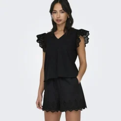 ONLY dame top ONLLOU - Black